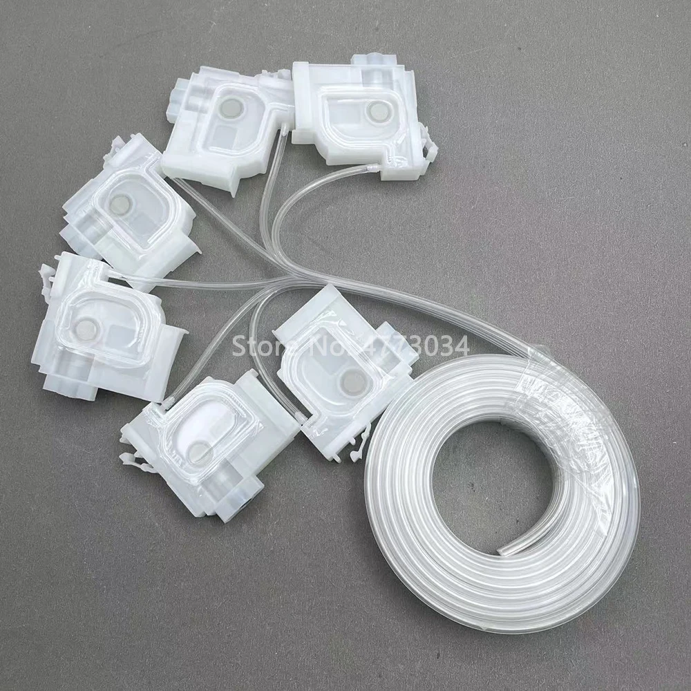 1 Set Ink Damper For Epson L800 L1300 L1455 L801 L1800 L810 L850 L101 L201 Printer Dumper Filter With Ink Tube Hose Tubiing