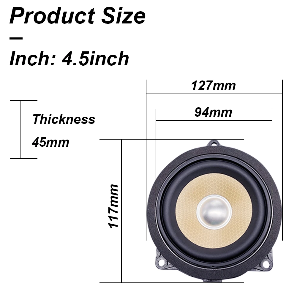 Midrange Speaker Upgrade For BMW E46 E39 F10 F11 F30 F32 F34 F01 F02 E70 E87 E90 E92 E60 3 5 7 Series Car door Audio Horn