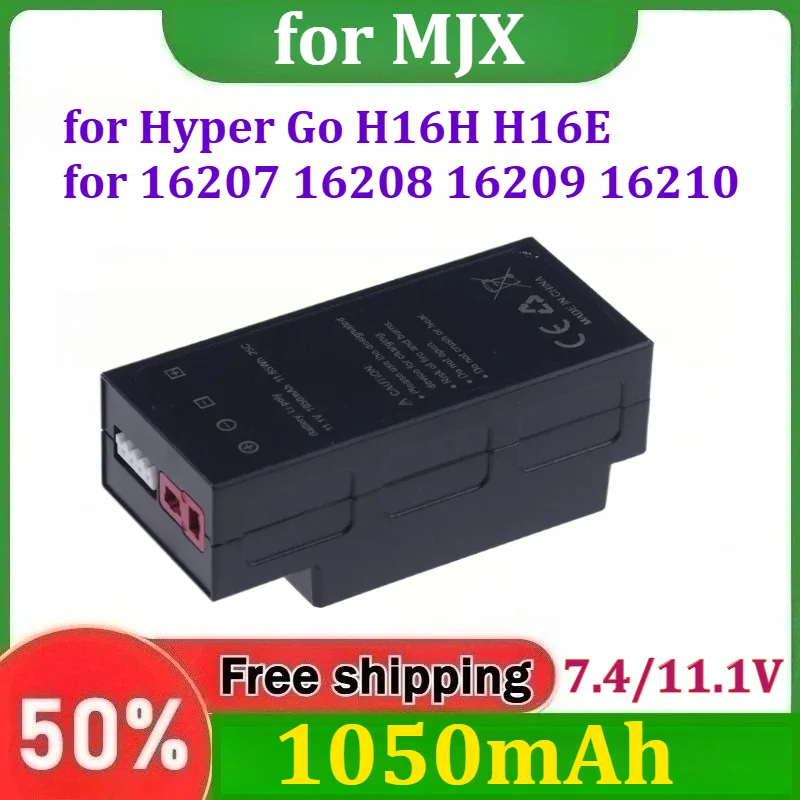 

7.4V/11.1V 1050mAh for MJX Hyper Go H16H H16E 16207 16208 16209 16210 Remote Control Car Accessories H16 Off-road Vehicle