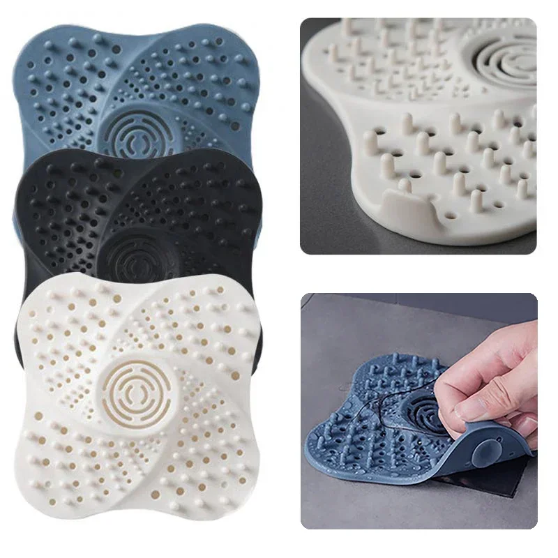 

Bathroom Washbasin Drain Hair Catcher Anti Clogging Bath Stopper Plug Sink Strainer Hair Filter Sink Accessories Kitchen Tools