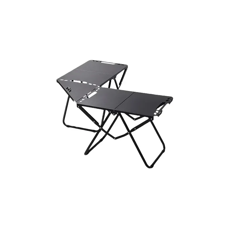 # Folding IGT Camping Table Lightweight Portable Carbon Steel Tactical Outdoor Picnic Hiking Travel BBQ Tailgate Pliante Trims