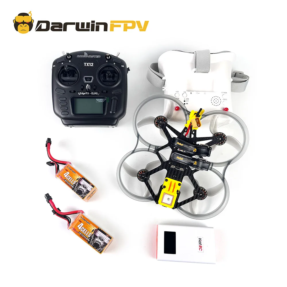 DarwinFPV CineApe35 Brushless Whoop Ready To Fly Kit with Camera Goggles Controller RTF NEW Arrival 2023