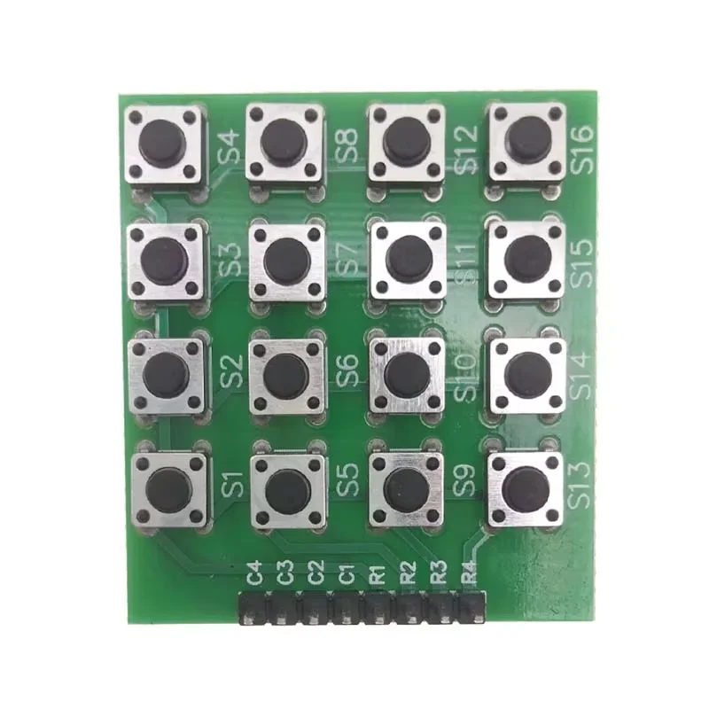 8-контактный 4x4 4*4 матричный 16 клавиш, кнопка, клавиатура, макетный модуль Mcu для Arduino, комплект «сделай сам»