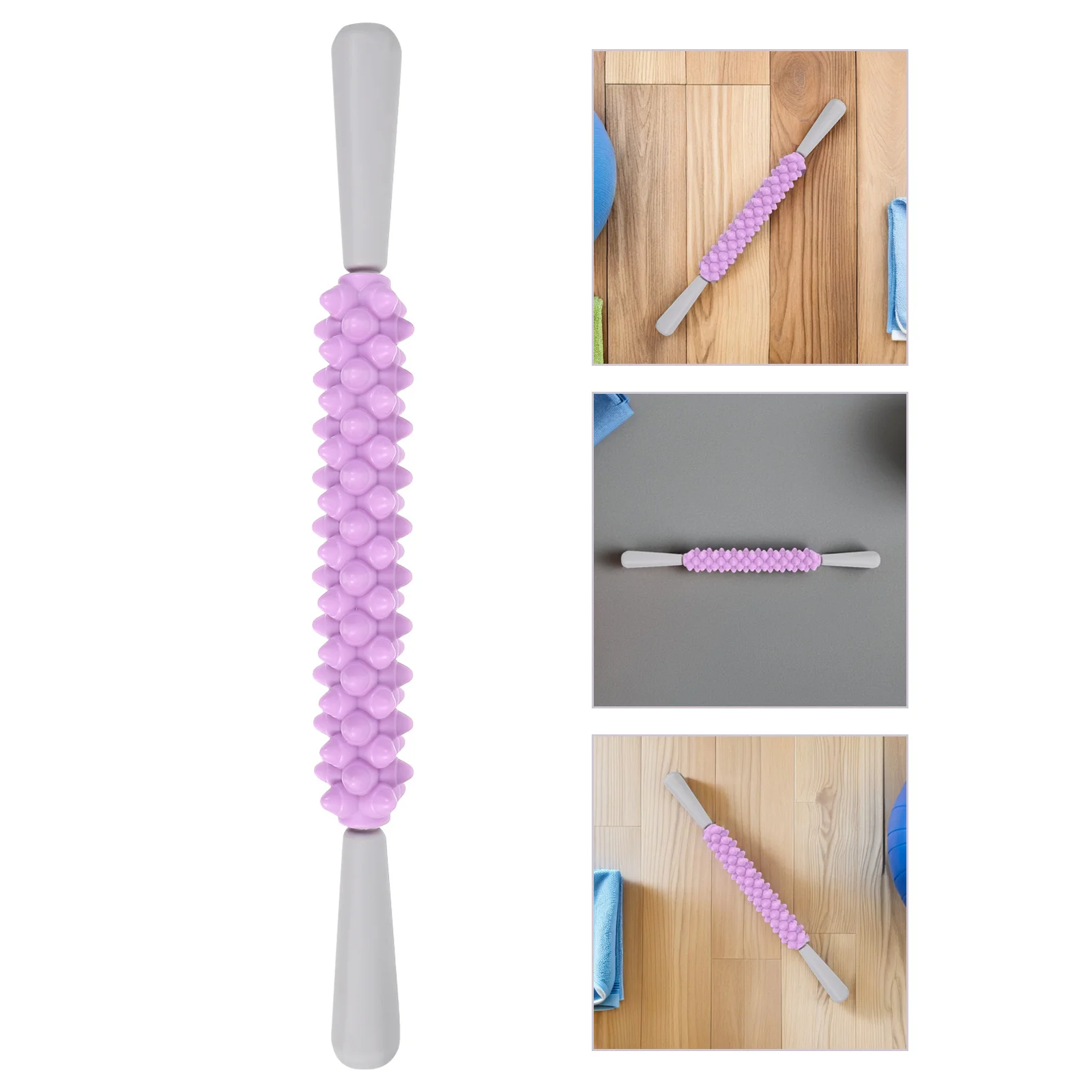 

Portable Nonslip Yoga Massage Stick Deep Tissue Fascia Roller Massager for Muscle Recovery Cellulite Reduction Legs Arms