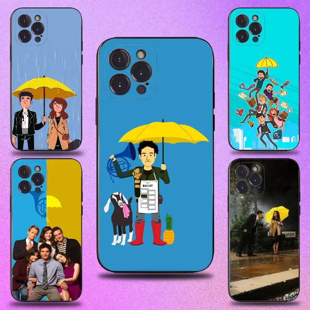 

How I Met Your Mother Himym Phone Case For iPhone 16,15,14,13,12,11 Plus,Pro Max,XS,X,XR,SE,Mini,8,7,Soft Silicone Black Cover