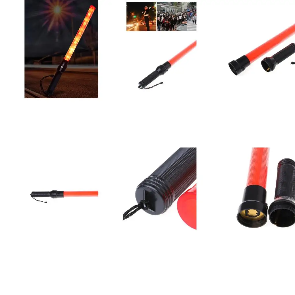 Plastic Wand Powerful LED Flashlight Torch 3 Modes Setting