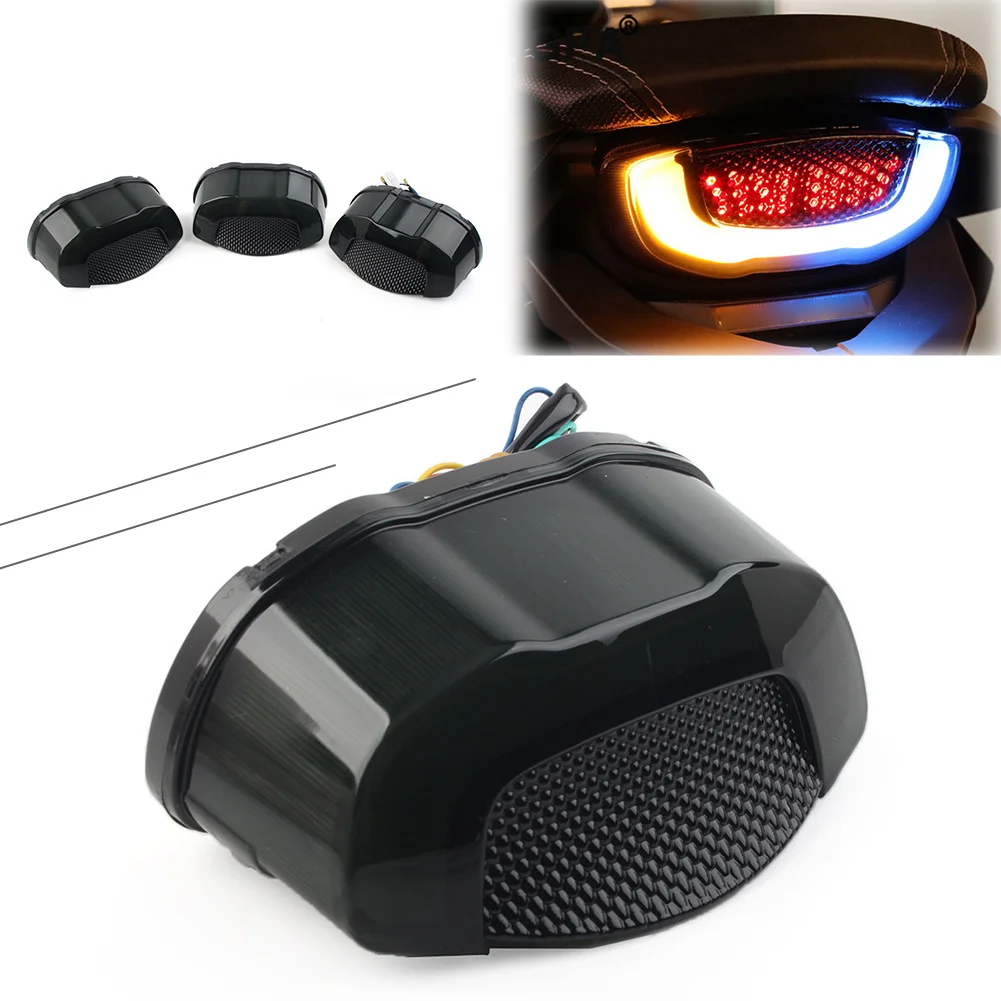 Motorcycle Tail Brake Rear Light LED Turn Signal Flashing Lights For Honda CBR650R CB650R CB300R CB150R