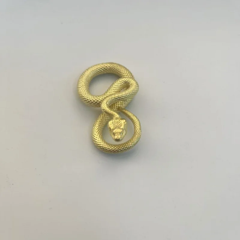 Cross-Border Snake Head Zodiac Pendant Copper Jewelry Car Key Ornament Gifts Small Gift Stall New