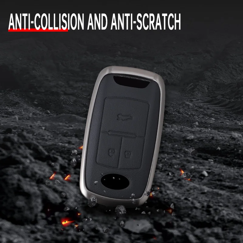 سيارة سبيكة جلدية مفتاح غطاء عن بعد لشيري EQ1 ليتل النمل الطاقة الجديدة QQ الآيس كريم حامي المفاتيح اكسسوارات السيارات #6