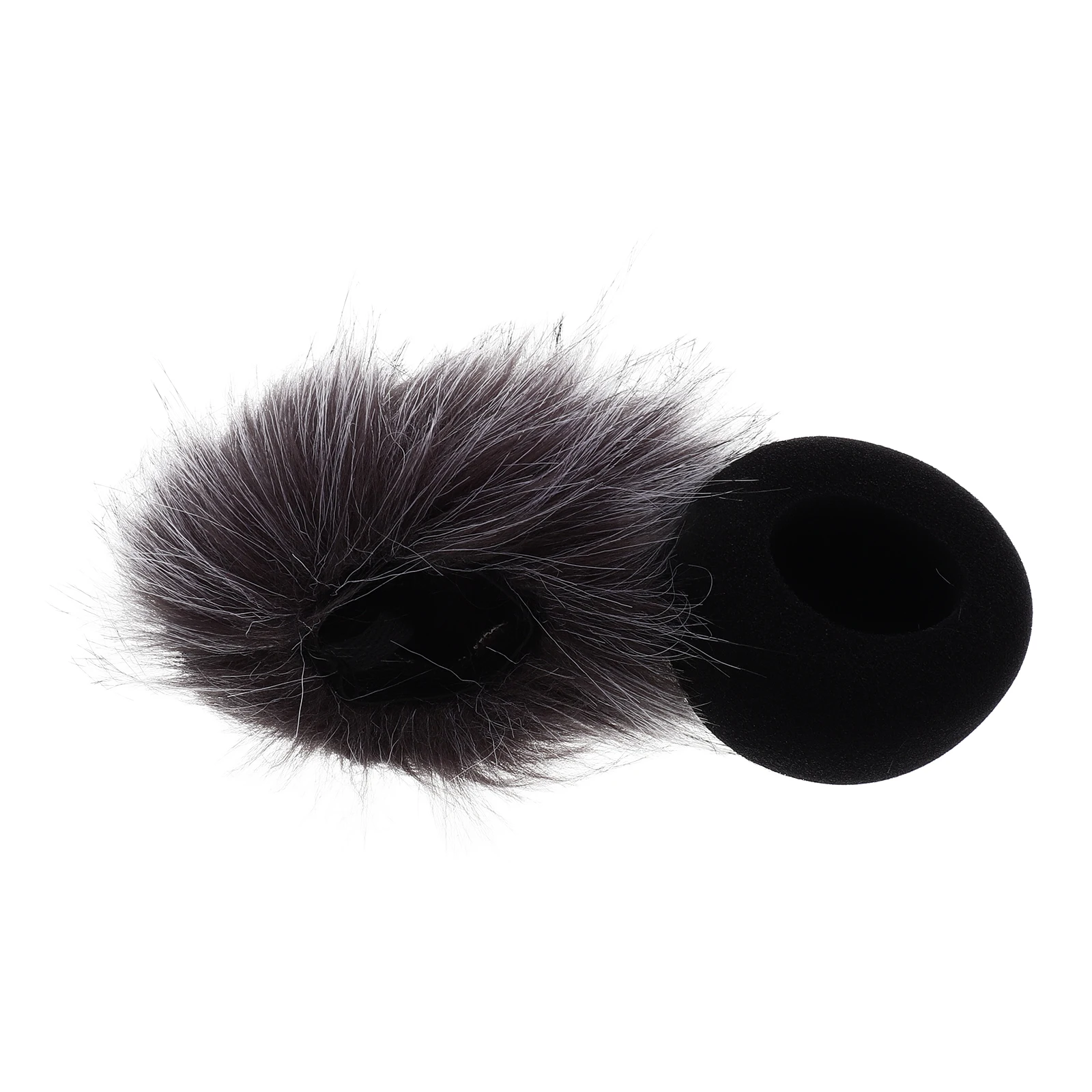 

2pcs Microphone Windscreen Furry Cover Sponge Muff Wind Protection Noise Reduction Recording Studio KTV Broadcasting Easy Clean