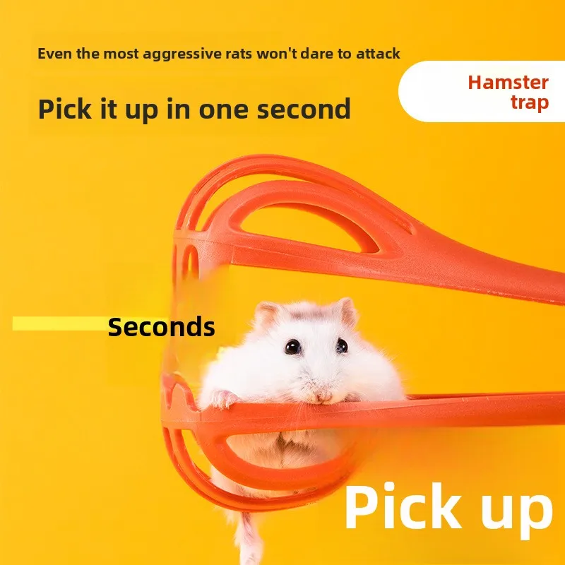 

Hamster Clip Mousetrap Anti-Bite Long Handle Breathable Clip Small Animals Life Interactive Toys Pet Clean Accessories