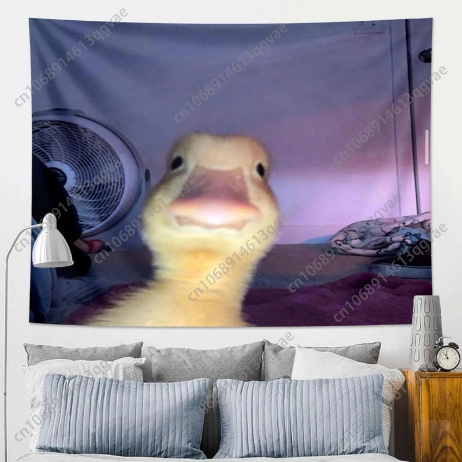 لطيف بطة نمط نسيج متعدد الحجم جميل ملون مضحك ديكور للتعليق على الحائط جدار الفن لغرفة المعيشة المنزلية ديكور مخصص