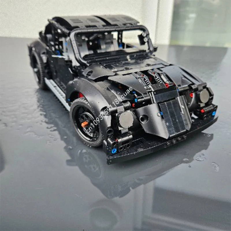 

1227 шт. MOC Volkswagenes Beetle на заказ Hot Rod Technic креативный проект DIY строительные блоки идеально подходят для рождественского праздничного подарка