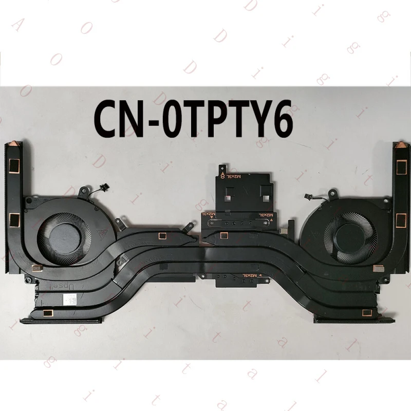 W For DELL Alienware X17 R1 Laptop Cooling Fan with Heatsink 0TPTY6 09DNWT 0X63JW