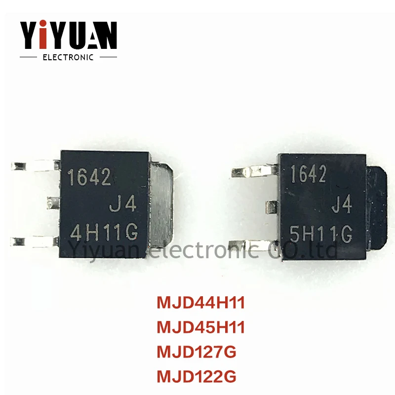 10PCS NEW MJD44H11T4G J44H11G MJD45H11T4G J45H11G MJD127G J127G MJD122G J122G TO252 Transistor Triode