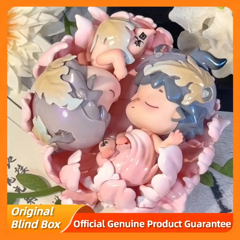 Новая серия Mimi Echoes Of Mountains And Rivers, фигурка слепых коробок, милый настольный орнамент, модель игрушки, Mimi Mystery Box, куклы, подарки