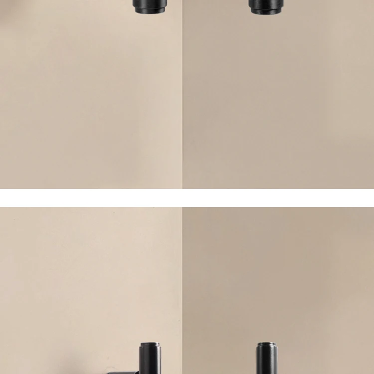 Dooroom Möbelgriffe aus massivem Messing, schwarzes Kreuz, Rändelung, Schrank, Kleiderschrank, Kommode, Schublade, Schrankknöpfe, Hardware – Detail 8