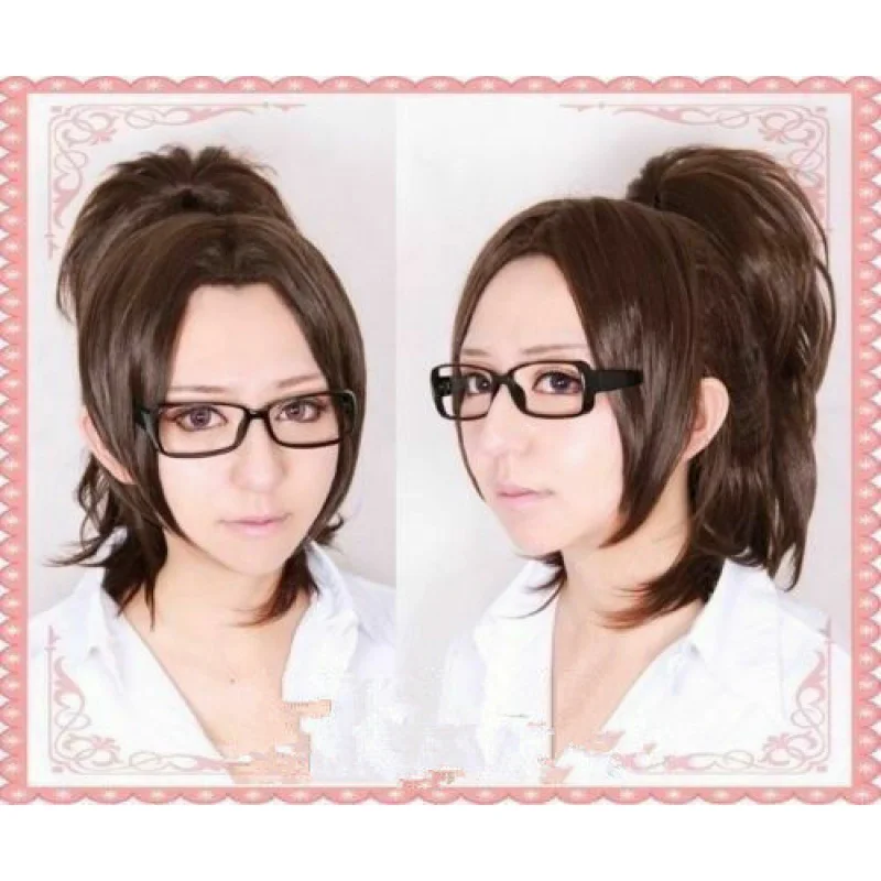 

Для косплея Shingeki no Kyojin Hanji Zoe темно-коричневый парик