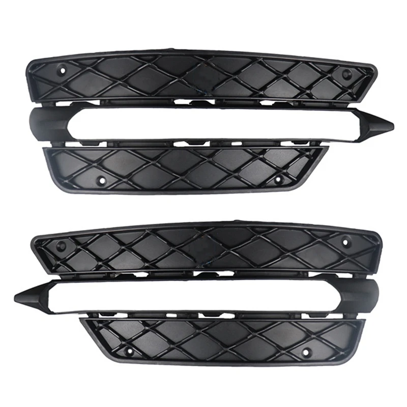 NEW-Car Front Bumper Grille Fog Lamp Cover Grille For Mercedes Benz W204 C-Class 2012-2014 2048851353 2048851453