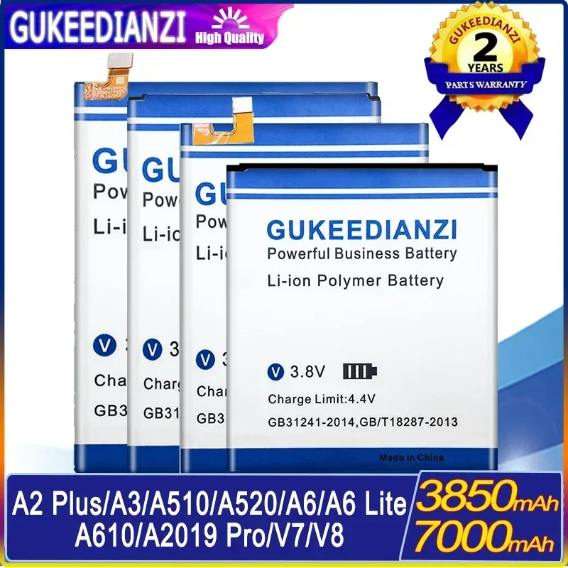 Battery For ZTE A2019 Pro AXON 9 Pro/Axon 7/Blade A2 Plus/A3 T220/A510 BA510/A520/A6 Lite A6020/A610 A610C BA910 A512