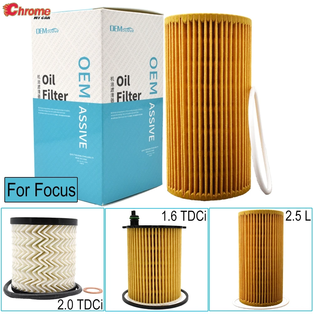 Oil Filter For Ford Focus Turnier MK3 2011 2012 2013 2014 2015 / Focus 2 2004 2005 2006 2007 2008 2009 1.6 / 2.0 TDCi Engine