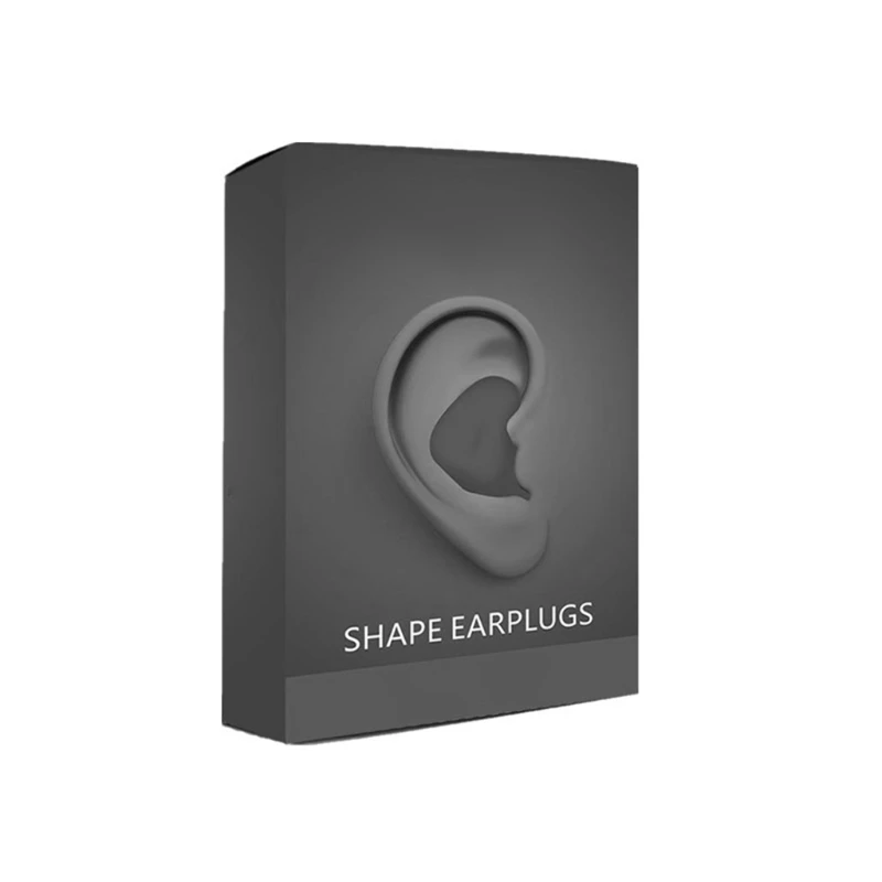 Tapones para los oídos silicona con forma moldeable, tapones para los oídos con cancelación ruido y bloqueo