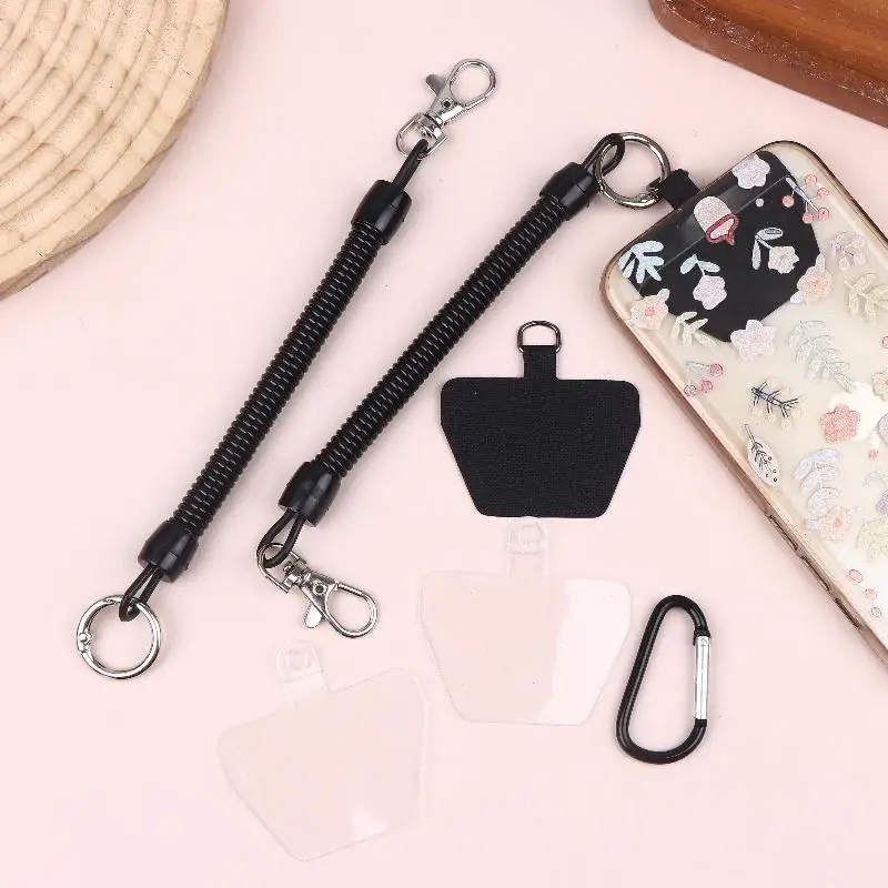 Phone Tether Lanyard Anti Theft Phone Strap With Carabiner Protective Outdoor Skiing Hiking Cycling Fishing Climbing