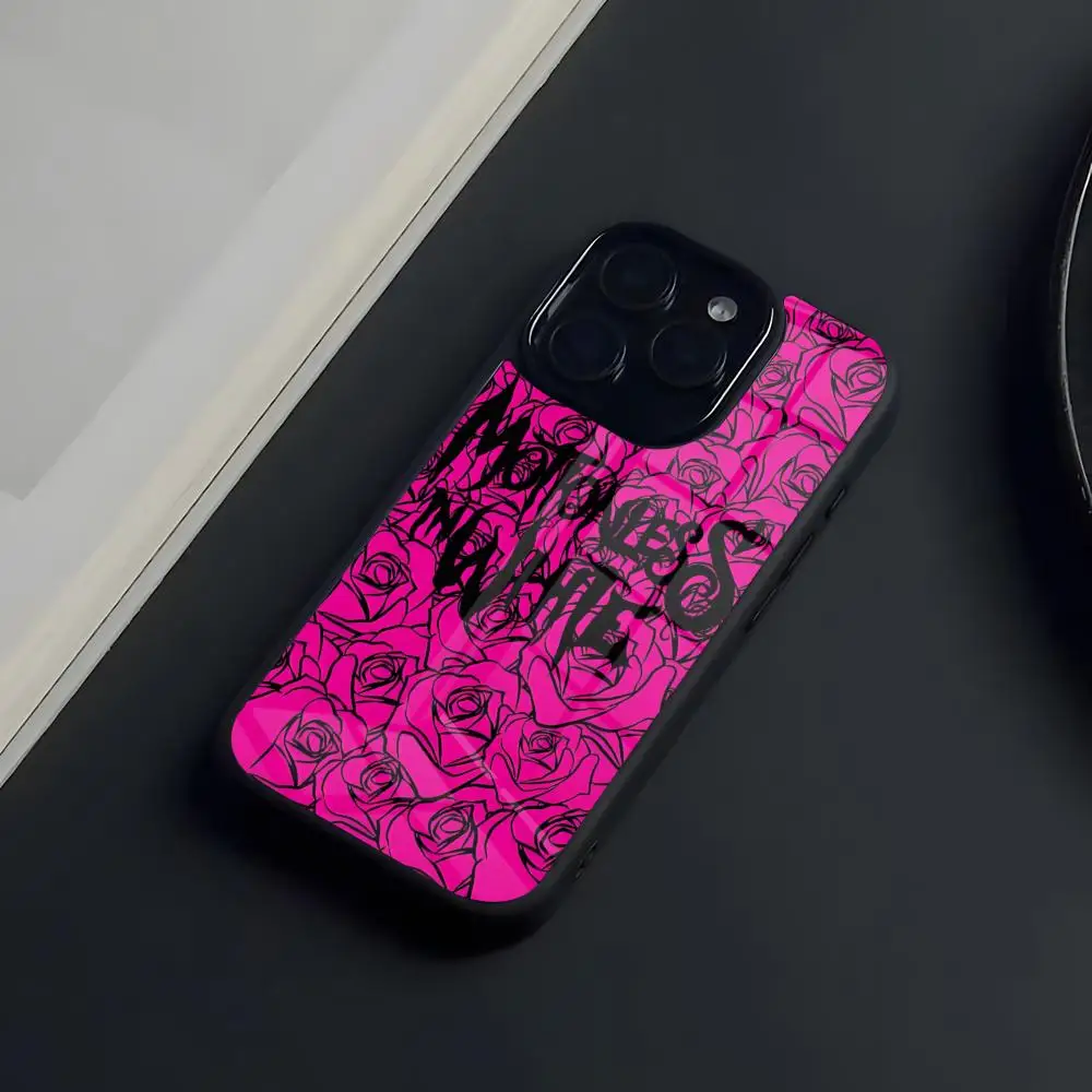 Motionless In White Handyhülle für iPhone 17 Pro Max 16 15 14 13 11 Pro Max Plus Glas-Handyhülle