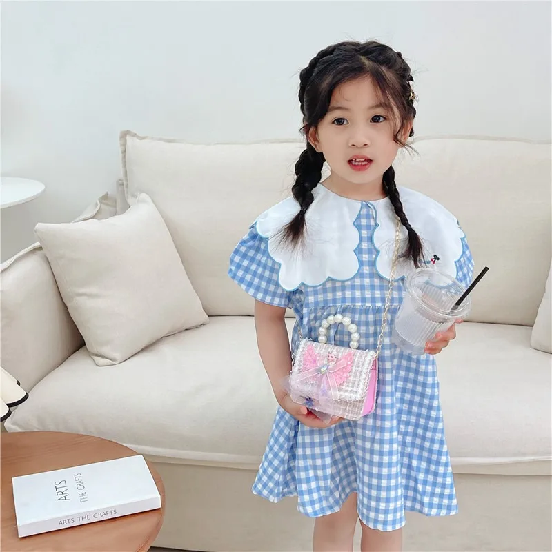 Disney De Prinses Elsa Nieuwe Studententas Meisje Crossbody Bagt Modieuze Tassen Leuke Parel Handtas Meisje Verjaardagscadeautjes