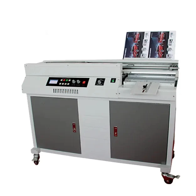 Perfect Automatic Electric A3 A4 Hot Melt Glue Binder Adhesive Book Binding  Or Offet printing Machine  with Side Glue For Sale