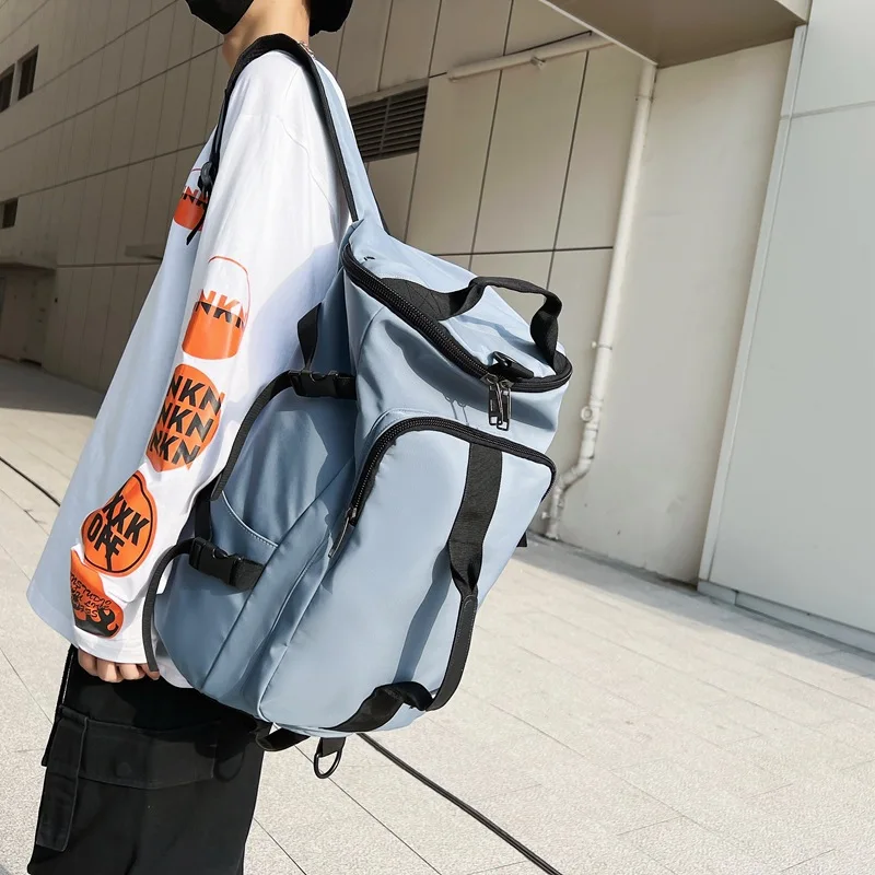 Women Men Big Fitness Crossbody Bags Training Gym Backpack Tote Bag Waterproof Duffle Backpack Luggage Pack Rucksack Mochilas
