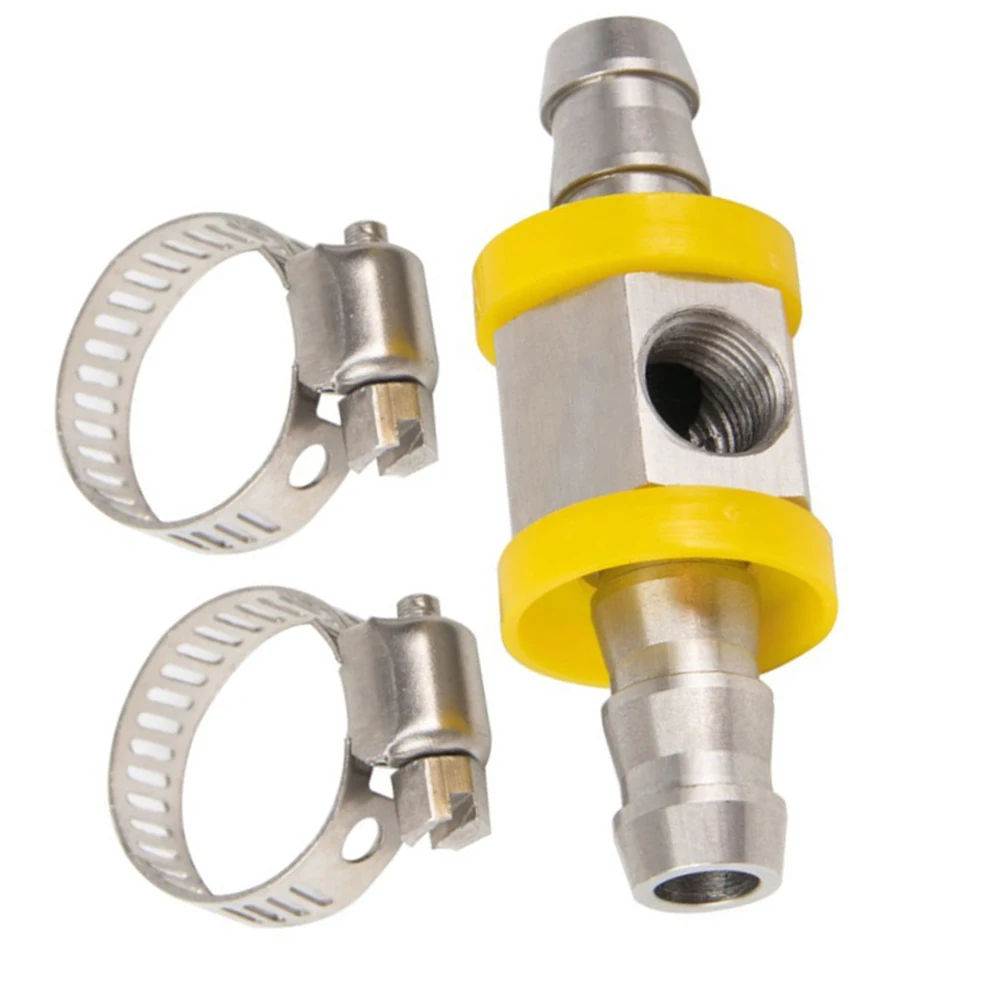 

Адаптер давления топлива к разъему из нержавеющей стали с портом NPT 1/8 дюйма, адаптер Т-образного фитинга давления топлива 3/8 дюйма