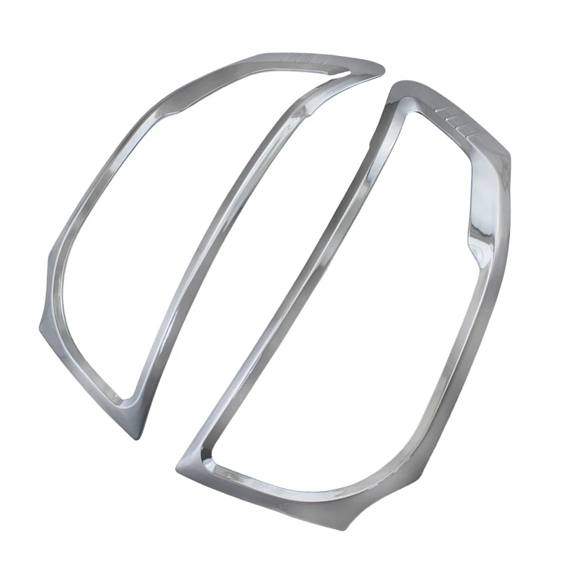Car Exterior Chrome Head Lamp Cover Trim For Mitsubishi Pajero Sport Menterro 2008 2009 2010 2011 2012 Car Stickers - Image 3