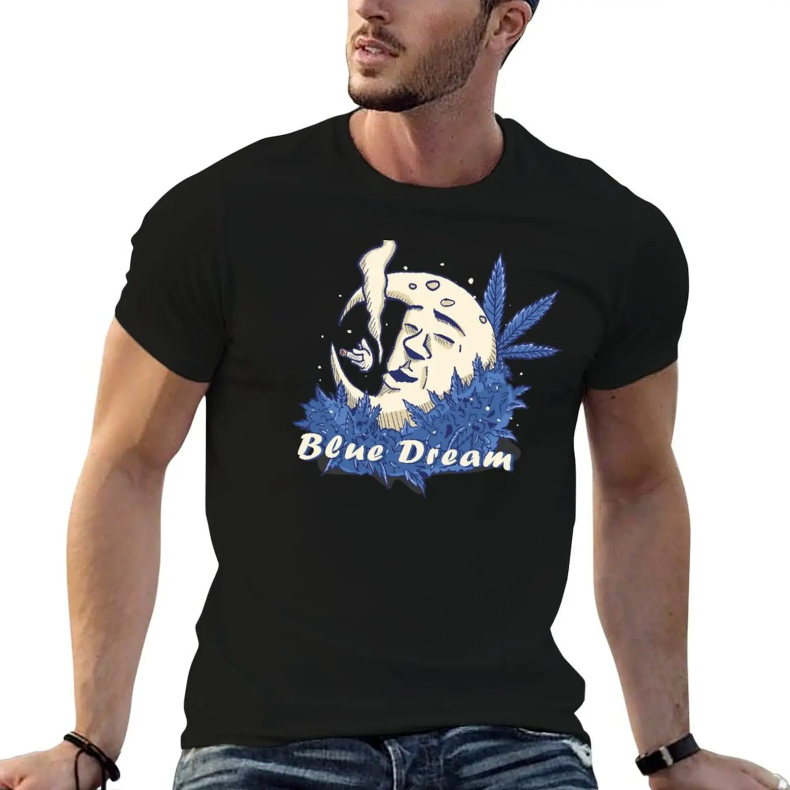 

Blue Dream Weed Strain T-Shirt oversized graphic tee graphic tee shirt customs design your own oversizeds mens t shirt