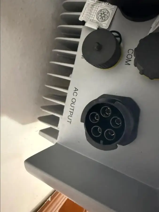 Devalan 5 Pole 5 Pin Diameter 24mm AC Terminal For 3 Phase Growatt GoodWe Energy Storage Inverters 8-10kW 380V