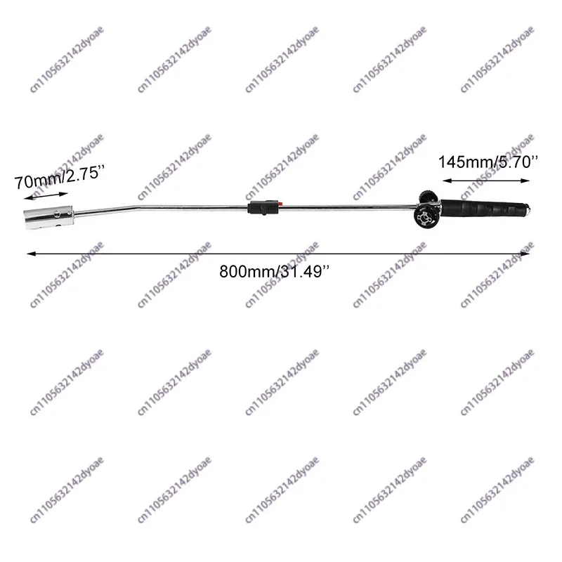 Portable Torch Weed Torch Butane Burner Torch Gas Burner Self Ignition with Flame Control Valve BB