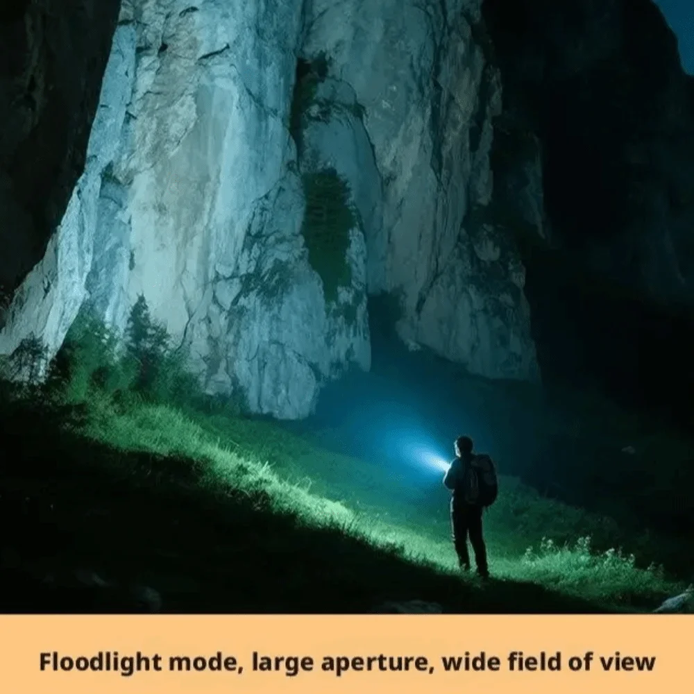 Aluminum Alloy Camping Flashlight Super Bright LED Long Lasting Battery Outdoor LED Lamp IP Waterproof Grade Camping Lantern