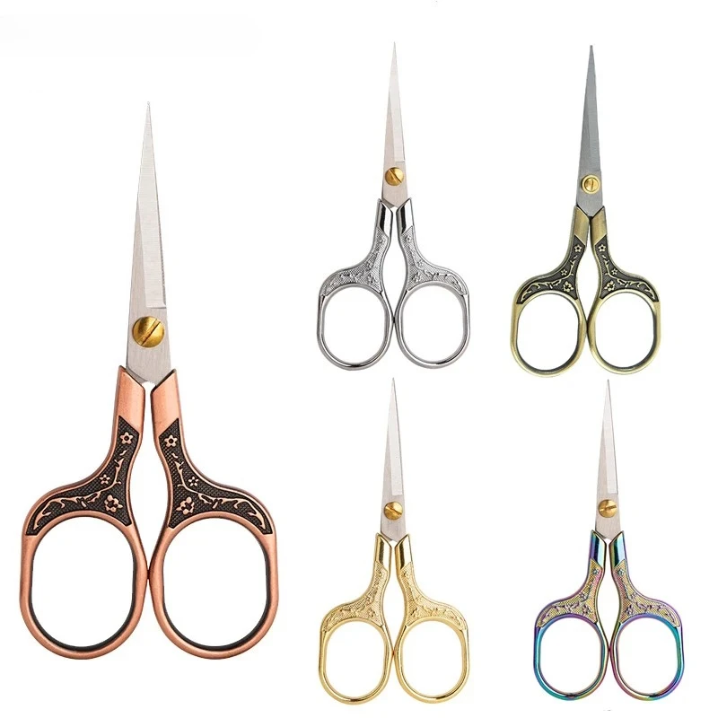Precision Durable Stainless Steel Scissors Makeup Eyelash Trimmer Facial Hair Remover Multifunctional Beauty Makeup Care Tool