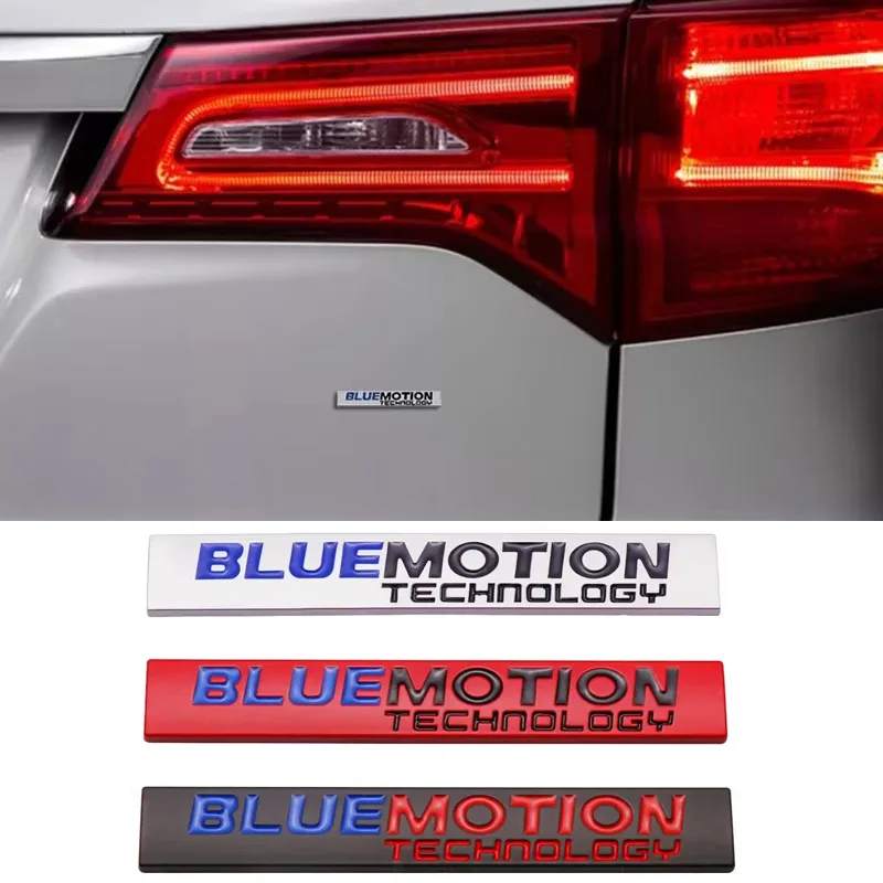 

3D Metal BlueMotion Logo Emblem Car Rear Trunk Fender Side Badge Sticker For Volkswagen VW Passat Polo Golf Jetta Tiguan Bora