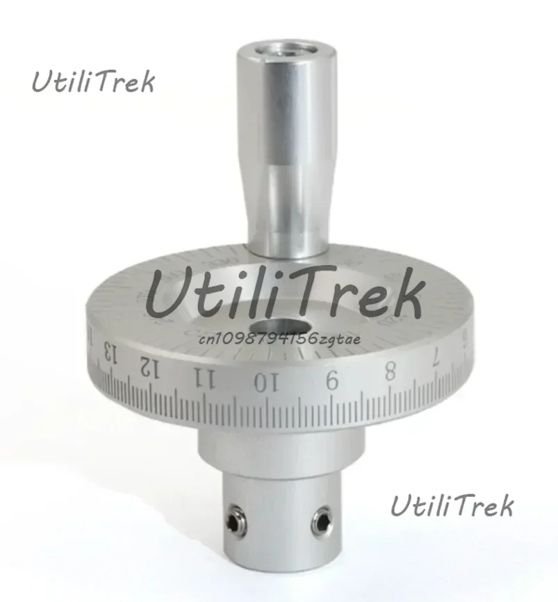 

1PC Machine Tool Metal Laser Scale Handwheel Special for Manual Sliding Table Tools Graduated And Angled Handle Rocker 6-12mm
