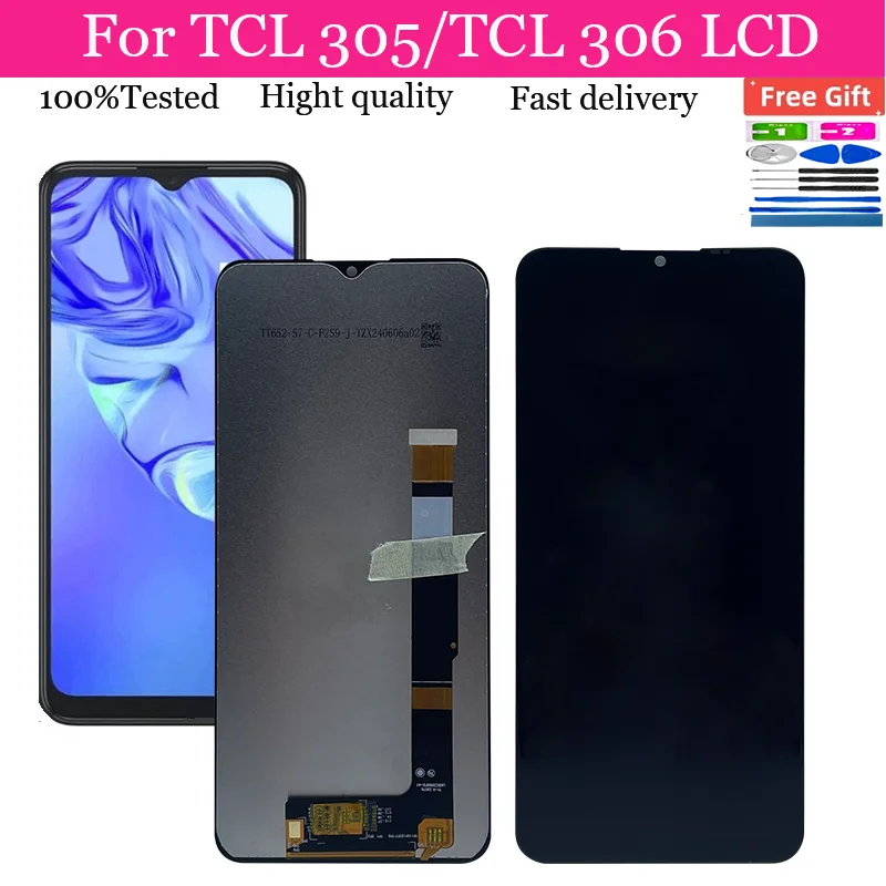 For TCL 305 5164A 6102D 306 X668 6102H LCD Display Touch Screen Digitizer Assembly