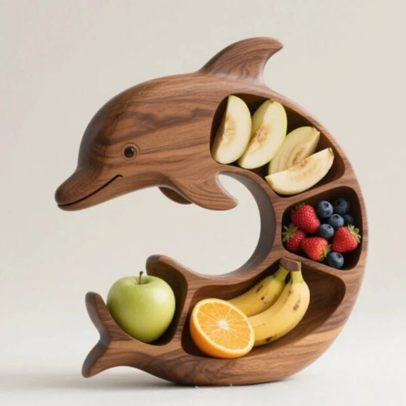 

Поднос для шариков в виде осьминога, кухонный стол, блюдо для фруктовых закусок, деревянная декоративная посуда, подарок на любой случай