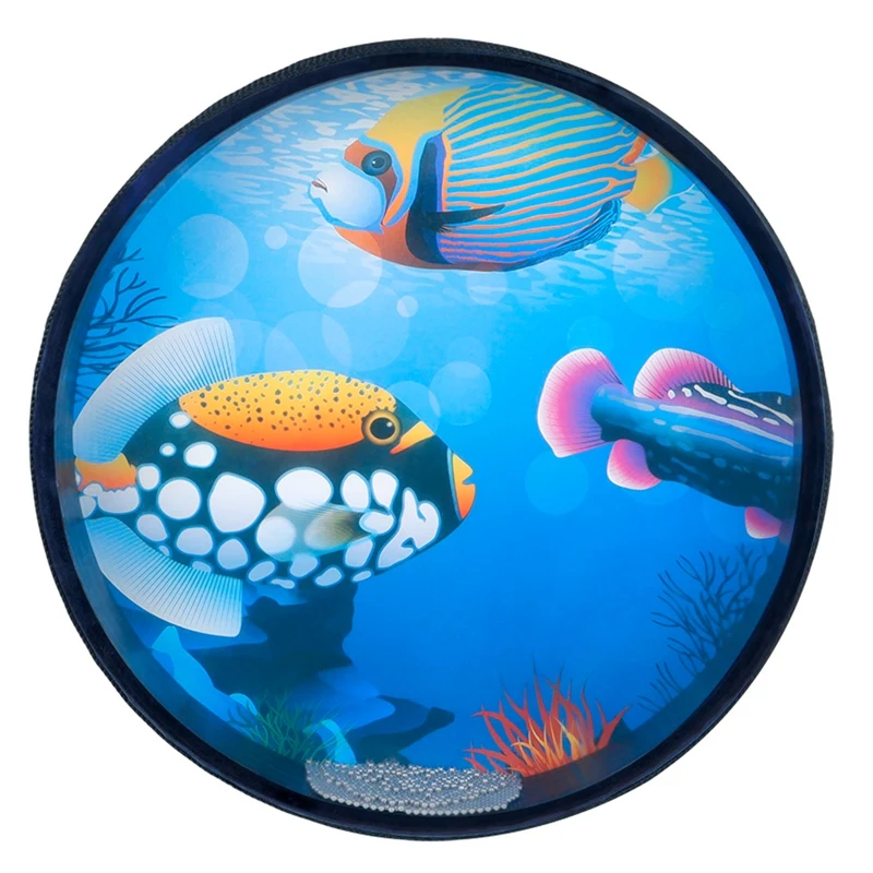 

Surf Drum Ocean Type Wave Drum Orff Percussion Instrument Big Wave Sound Drum Music Color + Blue