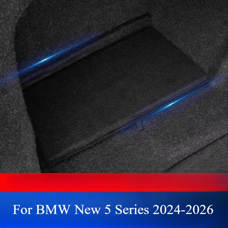 

Для BMW Новая 5 серия 2024-2026: Органайзер-разделитель багажника, крышка отсека для хранения, боковая перегородка, аксессуары для модификации автомобилей