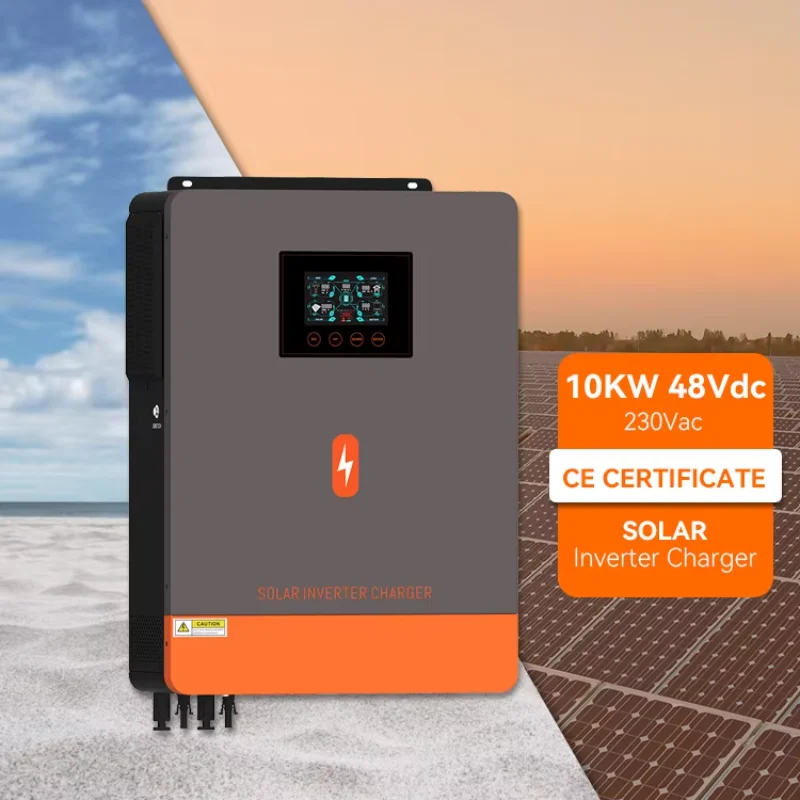 

PowMr 10.2KW 48V on Grid Off Grid Solar Inverter 220/230V Double MPPT Hybrid Solar Inverter for Solar Energy System