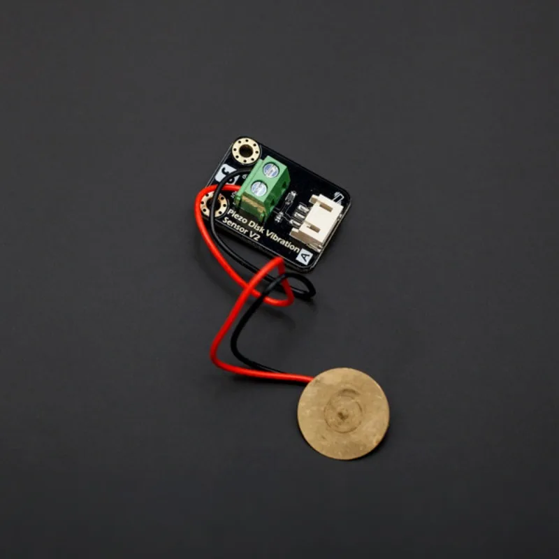 For Piezoelectric Vibration Sensor Module Electronic Drum Analog Trigger Sensor with Cable for Electronic Building Block Project