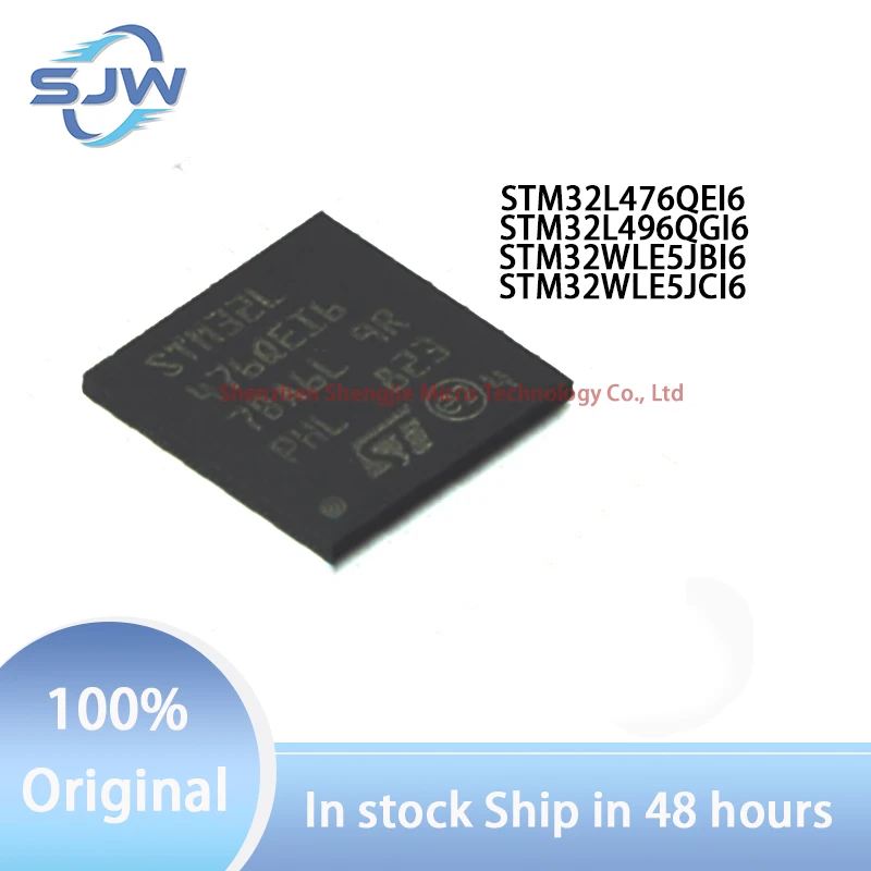 STM32L476QEI6 STM32L496QGI6 STM32WLE5JBI6 STM32WLE5JCI6 UFBGA73 BGA132 microcontroller Wireless transceiver chip