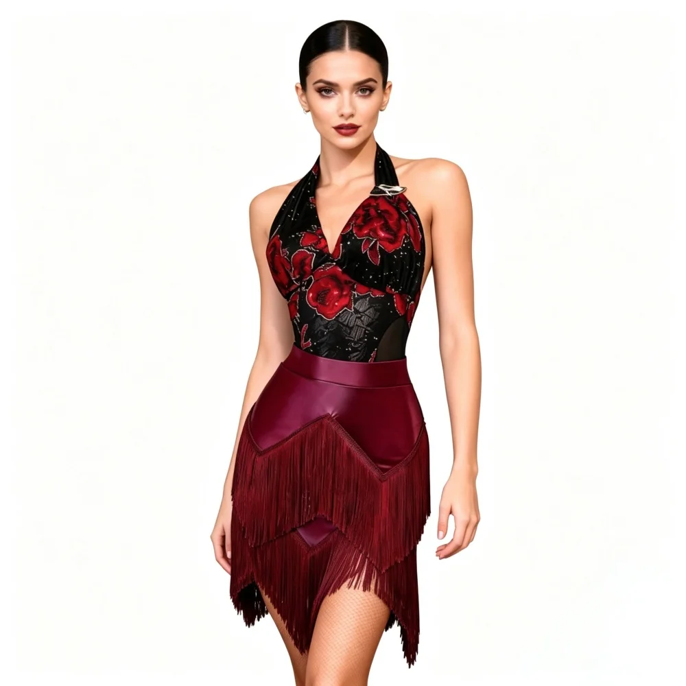 female-halter-neck-backless-bodysuit-and-tassel-skirt-latin-dance-set-professional-fringe-cha-cha-samba-dancewear