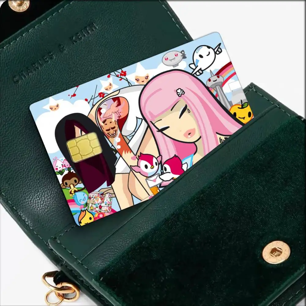 Cute Magical T-Tokidoki-s  Waterproof Film Skin Cover Credit Card Stickers Debit Front Bank Bus Pass
