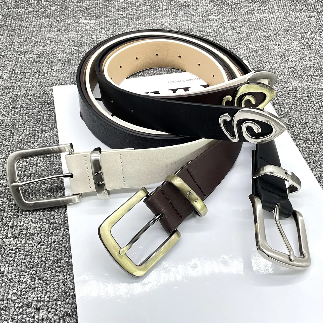 Ремень CH, мужской и женский, элемент Святого Меча, украшение, полый плющ, женский стиль, звездный стиль, штамповка в стиле ретро